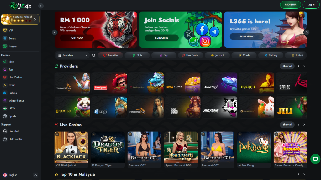 j8de casino