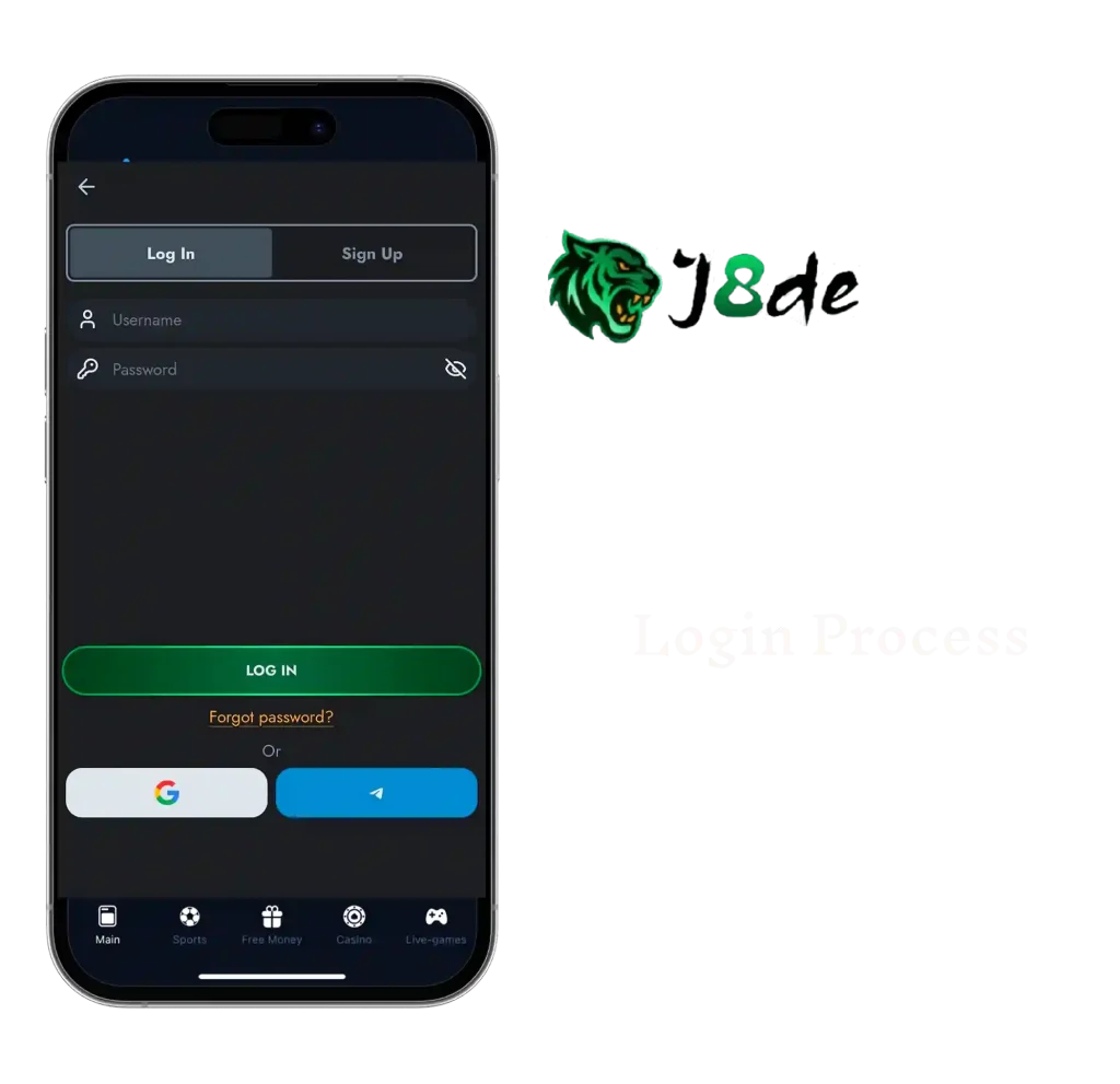 j8de login